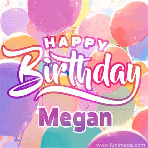 Happy Birthday Megan GIFs - Download on Funimada.com