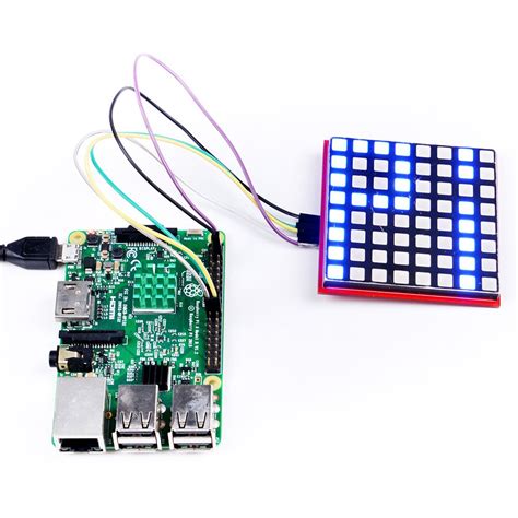 Buy GeeekPi 8x8 Full-Color RGB LED Matrix Module with 74HC595 Chip ...