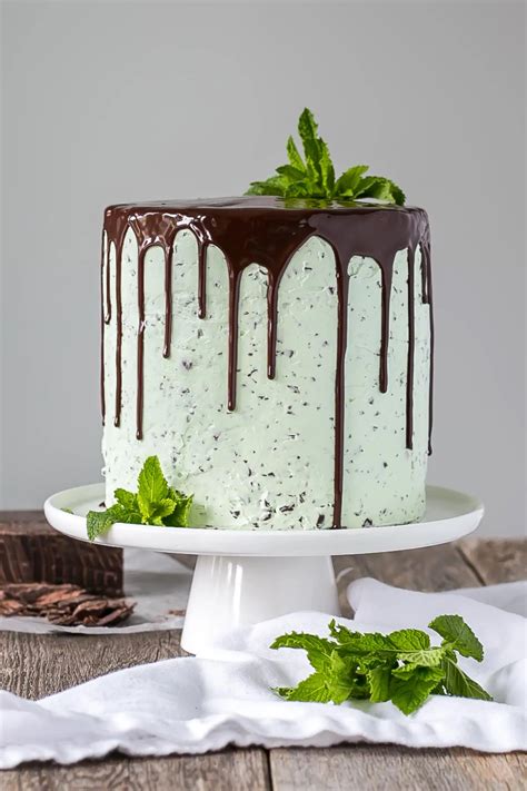 Mint Chocolate Chip Cake - Liv for Cake