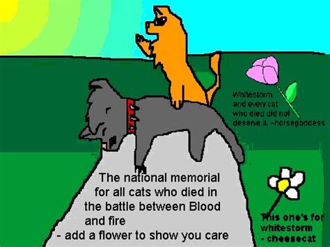 Warrior memorial for all cats killed by bloodclan