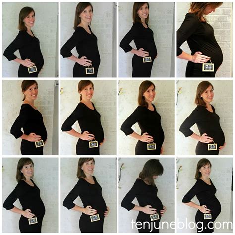 Ten June: Weekly Baby Bump Photos {How To Document A Pregnancy} | Baby bump photos, Bump photos ...