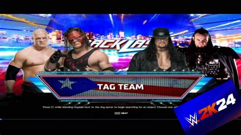 FULL MATCH - KANE AND KANE VS UNDERTAKER AND UNDERTAKER TAG TEAM ...