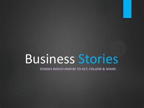 Business Stories