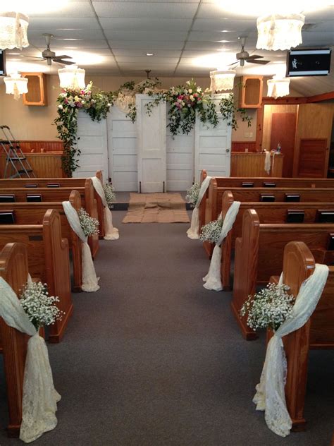 Cool Ideas For Decorating Church Pews For Wedding Using Mason Jars References