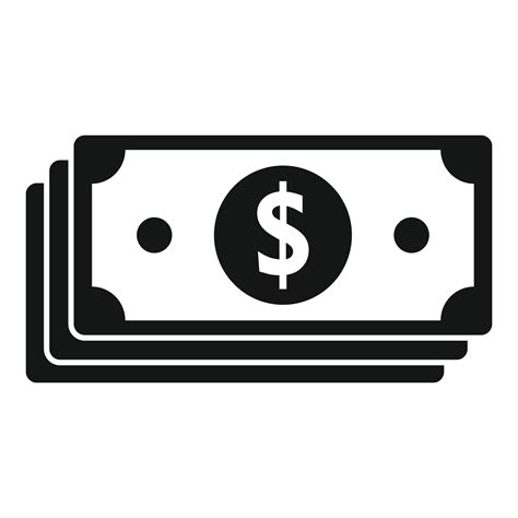 Money cash pack icon, simple style 14671530 Vector Art at Vecteezy