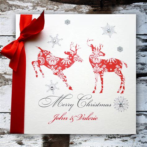 personalised christmas card by natalie ryan design | notonthehighstreet.com