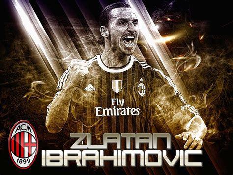 Zlatan Ibrahimović AC Milan Wallpapers - Wallpaper Cave