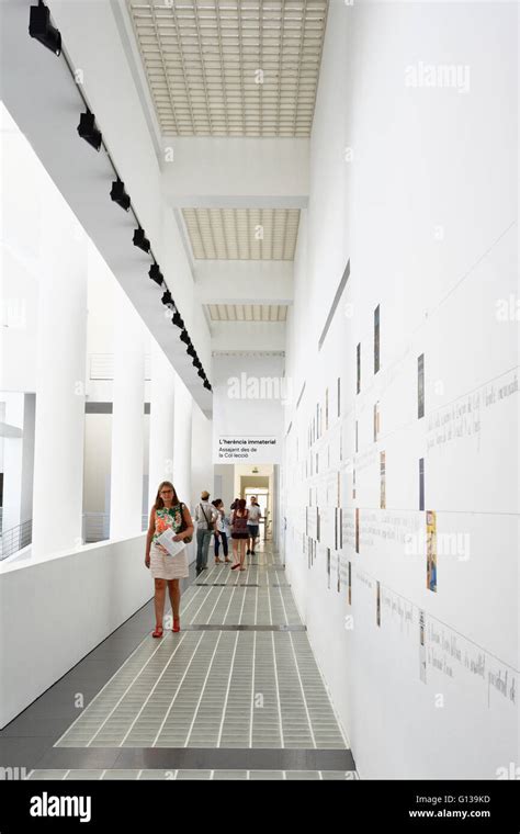 Interior. MACBA, Contemporary Art Museum Barcelona. Barcelona ...