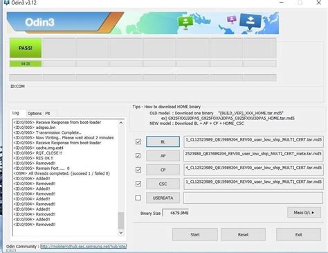 Steps Using Odin to Reload Note 8 Firmware – UnBrick.ID