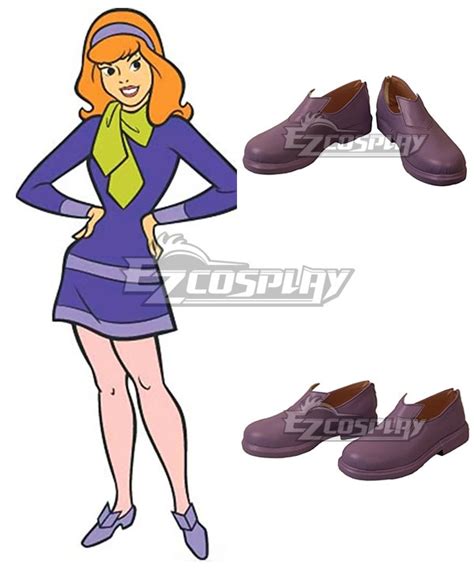 Scooby-Doo! Mystery Incorporated Daphne Blake Purple Cosplay Shoes