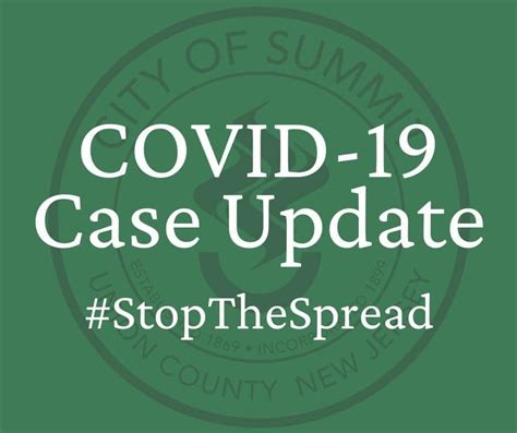 City of Summit NJ on Twitter: "Summit shows a low-level of activity with 69 cases reported from ...