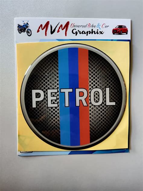 Red and Black PVC Car Graphics Petrol Sticker, Packaging Type: Packet, Rs 50 /piece | ID ...