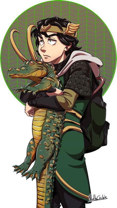 Kid Loki and Alligator Loki by matuta2002 on DeviantArt