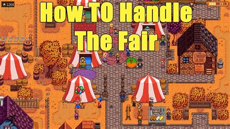 What to do at The Stardew Valley Town Fair. - YouTube