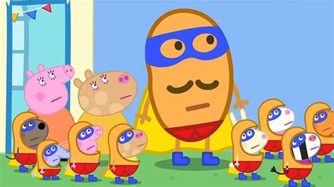 Peppa Pig S07E48 Superhero Party - iToons - آموزش زبان و پرورش کودک دوزبانه