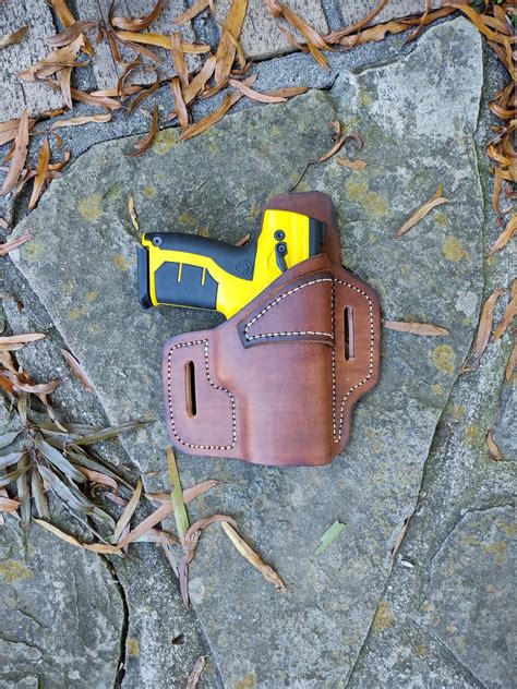 Byrna HD Max Non Lethal Self Defense Device Custom Leather Holster - Etsy