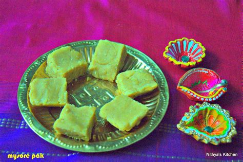 MYSORE PAK Recipe | nithyaskitchen