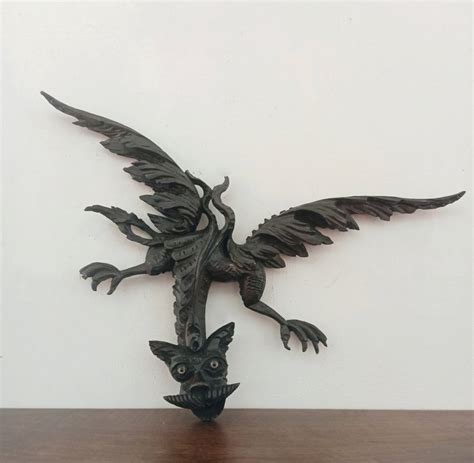 Sculpture, Wooden dragon - 54 cm - Wood - Second half 19th - Catawiki