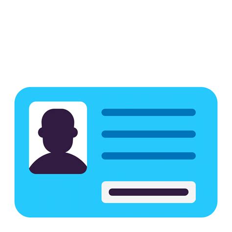 Identification Card Flat Icon | FluentUI Emoji Flat Iconpack | Microsoft