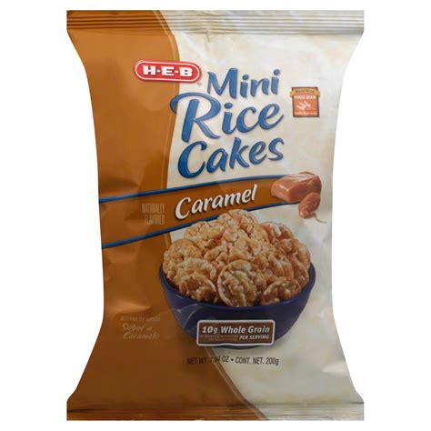 H-E-B Caramel Mini Rice Cakes - Shop Rice Cakes at H-E-B