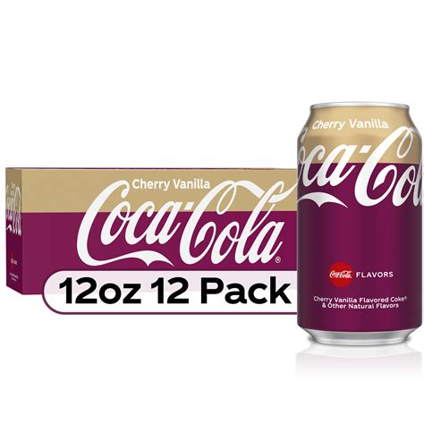 Coca Cola Cherry Vanilla 12 Fl Oz Cans - Pack of 12 | Coke Cherry ...