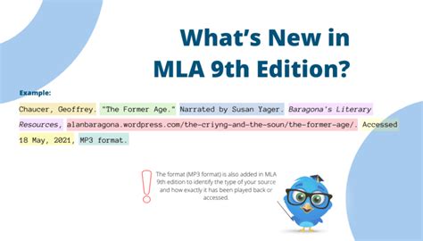 Mla 9th Edition Citation Format