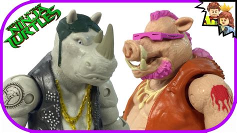 TMNT 2 Ninja Turtles Bebop & Rocksteady Action Figures Unbox & Review