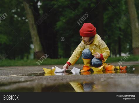 Funny Kids Rain Boots Image & Photo (Free Trial) | Bigstock