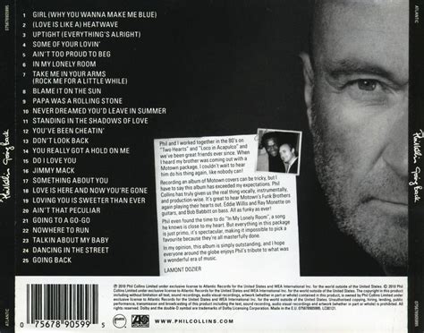 Classic Rock Covers Database (full album torrents): Phil Collins - Going Back (2010)