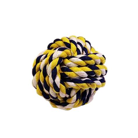 Hoomall Colorful Cotton Rope Ball Dog Toy Home Palying Chew Toys For Dogs Puppy Kitten Chew Toys ...