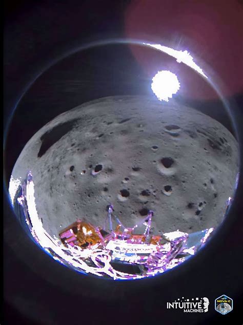 Sideways moon landing cuts mission short, private lunar lander expected to cease operations Tuesday