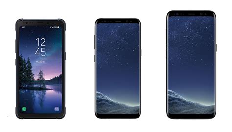 Galaxy S8 Active vs Galaxy S8 vs Galaxy S8+ Specs Comparison