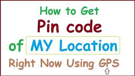 Current Location Pin Code, Pincode of MY Location Right Now