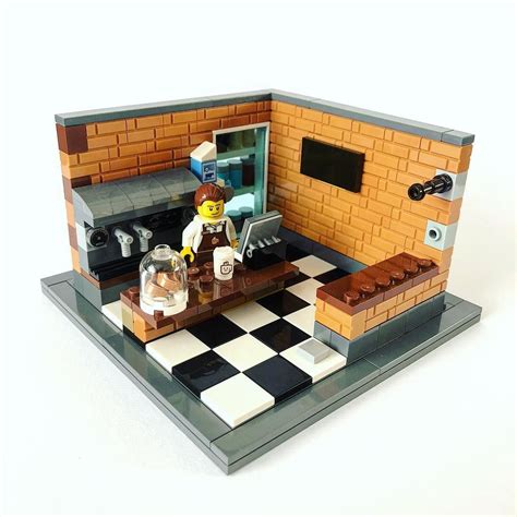 Welcome to the new coffee shop in LEGO town ☕️ what would you like to ...