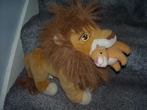 DISNEY STORE LION King Mustafa cuddly Plush & McDonald's Simba £2.99 ...