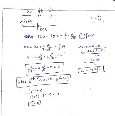 Rlc Series Circuit Problems With Solutions