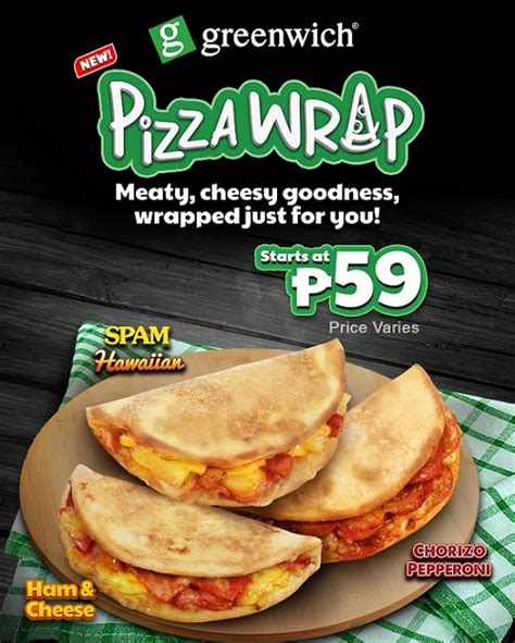 Greenwich Introduces Pizzawrap with Spam Hawaiian and more – Seats For Two