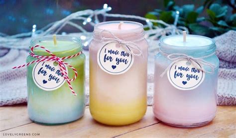 How to Make Ombre Candles (Multi-Colored Candles)