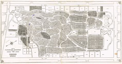 Map of Fairmount Cemetery