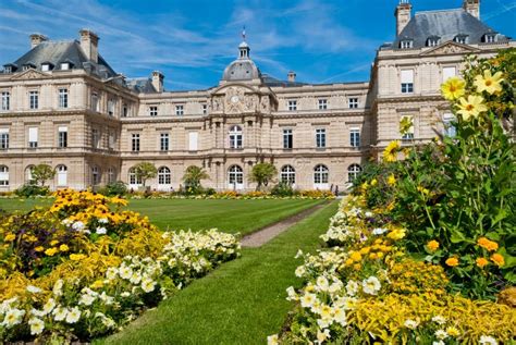 Luxembourg Palace and Gardens, Paris Stock Photo - Image of amazing ...