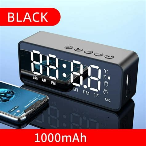 Alarm Clock Radio with Bluetooth5.0 Speaker Suite for Bedroom Kids ...