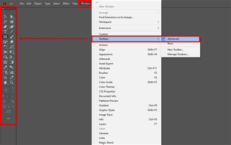 How do I show the menu bar in Illustrator? - WebsiteBuilderInsider.com