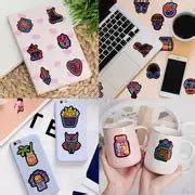 Neon Stickers Neon Light Graffiti Stickers Cool Cartoon - Temu