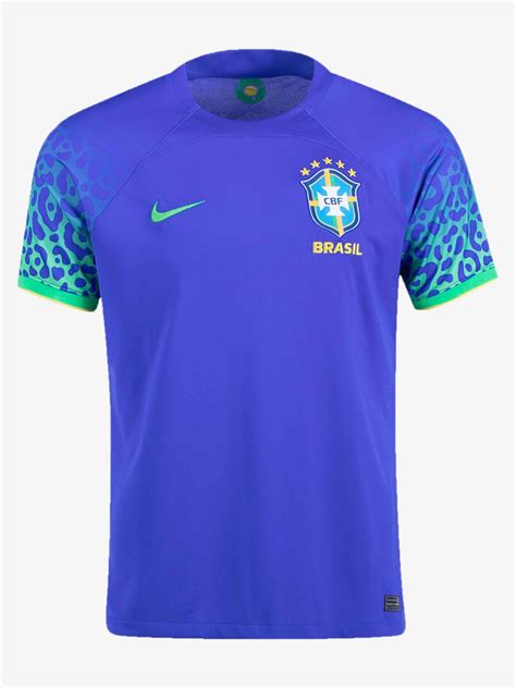 Brazil Away 2022 World Cup Jersey Player Edition.