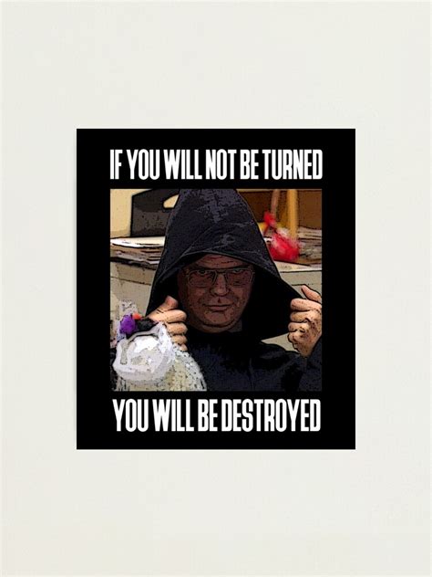 "Dwight Schrute Sith Lord" Photographic Print for Sale by mugshotbarber ...