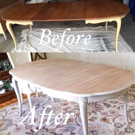 french-provincial-dining-table makeover-before-and-after Dining Table Makeover, Diy Dining Table ...