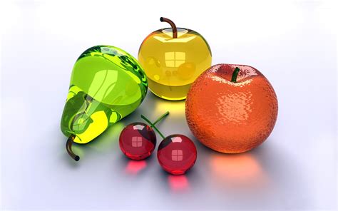 Glass Fruit [2] wallpaper - 3D wallpapers - #4151