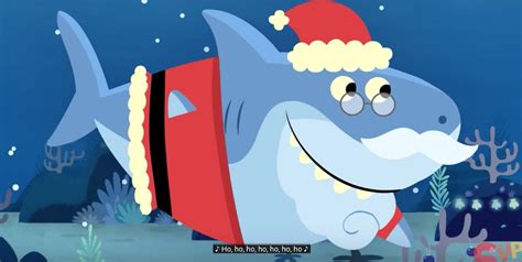 "Santa Shark" — The Baby Shark Christmas Song — Is Pretty Cute, So ...