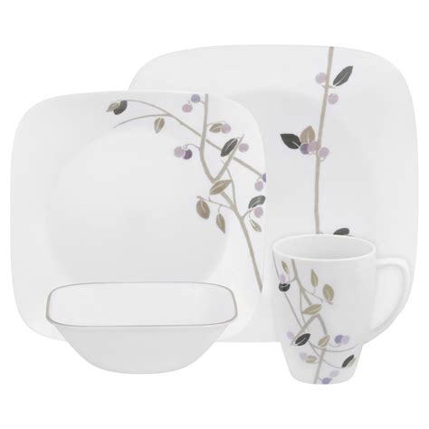 Corelle® Square™ Midnight Garden 16-pc Dinnerware Set - World Kitchen | Corelle dinnerware set ...