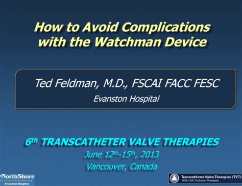 How to Avoid Complications with the Watchman Device | tctmd.com